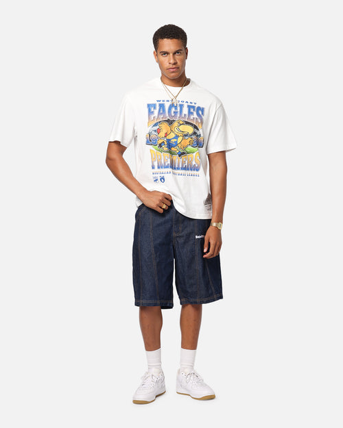 Mitchell & Ness West Coast Eagles  Mascot T-Shirt Vintage White