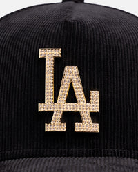 New Era Los Angeles Dodgers 'Diamontee Cord' 9FORTY A-Frame Snapback Black Cord