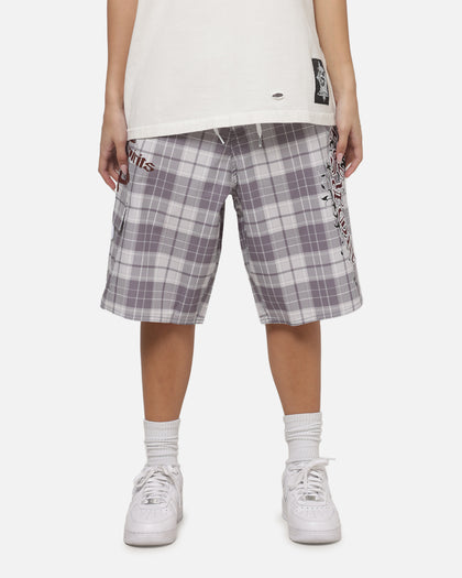 Worship Catharsis Long Boardshorts Light Grey
