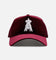 New Era Los Angeles Angels 'Velvet Dreams' 9FORTY A-Frame Snapback Burgundy