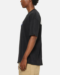 Carre Star Mark T-Shirt Black Acidwash