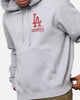 Majestic Athletic Los Angeles Dodgers Arch Mercer Hoodie Grey Marle