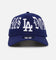 New Era Los Angeles Dodgers 'Gothic Script' 9FORTY A-Frame Snapback Dark Royal/Grey