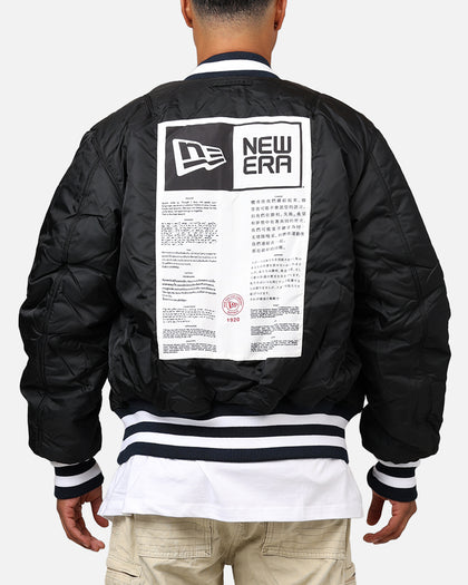 New Era X Alpha Series X NFL Seattle Seahawks MA-1 Bomber Jacket Navy/Black
