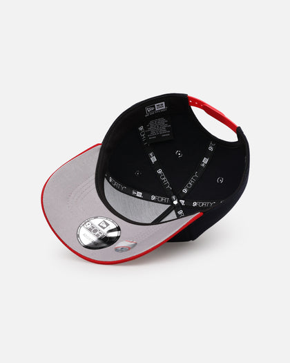 New Era Atlanta Braves 'Visor Embellishment' 9FORTY A-Frame Snapback Official Team Colors