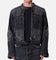 MNML Panelled Moto Denim Jacket Washed Black