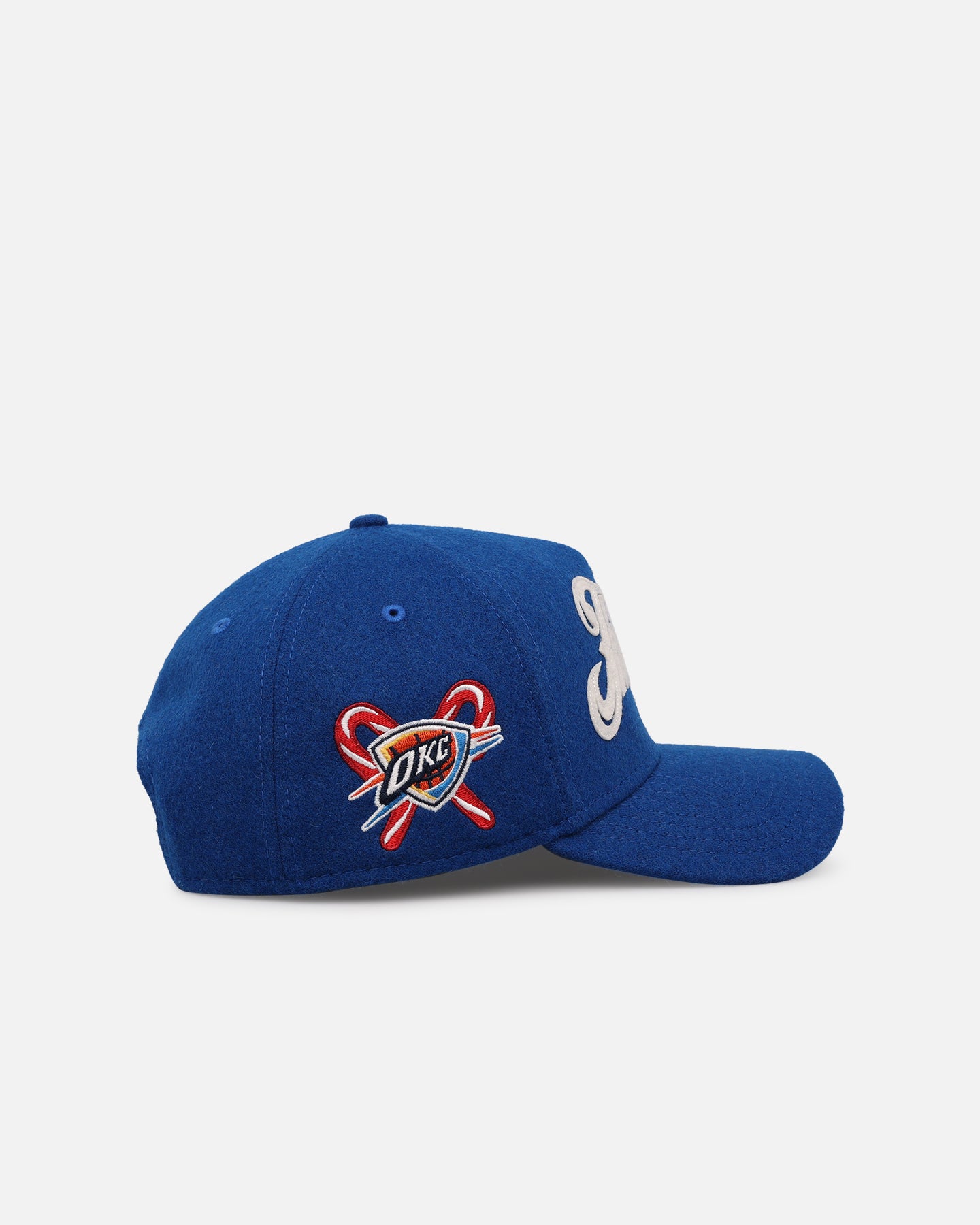 New Era Oklahoma City Thunder 'Candy Cane Side Patch' 9FORTY A