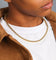 Saint Morta 4mm Franco Chain Gold