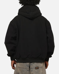 Carre Sherpa Lined Zip Hoodie Black