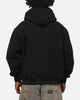 Carre Sherpa Lined Zip Hoodie Black
