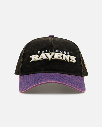 New Era Baltimore Ravens 'Vintage Arch Logo' 9FORTY A-Frame Snapback Official Team Colors