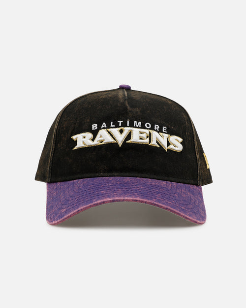 New Era Baltimore Ravens 'Vintage Arch Logo' 9FORTY A-Frame Snapback Official Team Colors