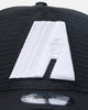 New Era Houston Astros 'Black All Over Mesh' 9FORTY A-Frame Trucker Snapback Black Rigid/Black