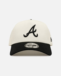 New Era Atlanta Braves 'Easy Chrome Black' 9FORTY A-Frame Snapback Chrome/Black