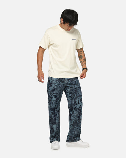 X-Large Comic Denim Pants Indigo