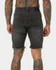 Saint Morta Codex Denim Shorts Vintage Black