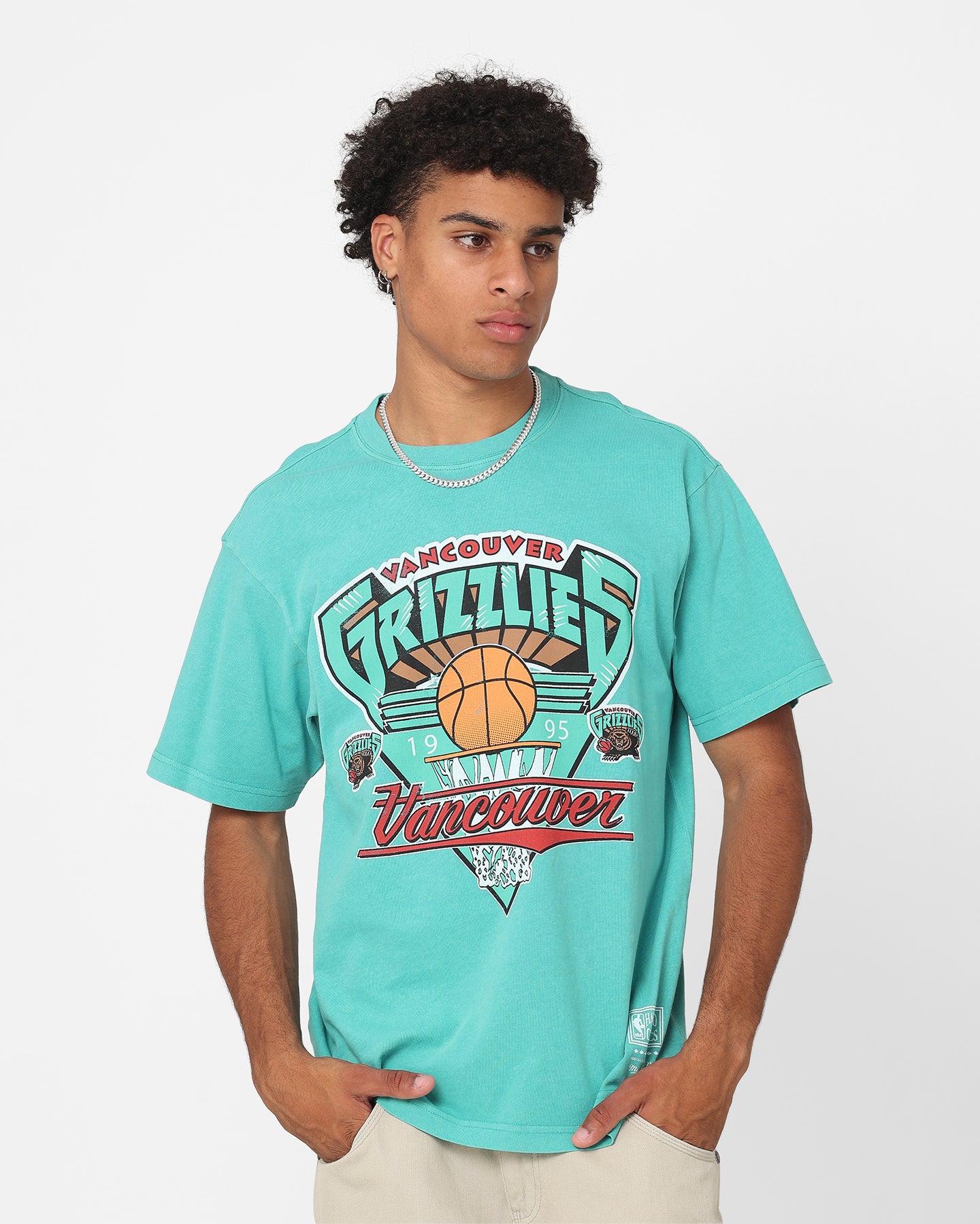 Mitchell & Ness Vancouver Grizzlies '95 Season T-Shirt Teal
