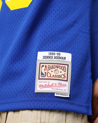 Mitchell & Ness Los Angeles Lakers Dennis Rodman 1998-99 College Twist Swing Jersey Blue/Yellow
