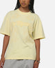 Ed Hardy Double Dragon Applique T-Shirt Butter Yellow