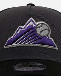 New Era Colorado Rockies 'Stealth 2.0' 9FORTY A-Frame Snapback Graphite