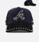 Pro Standard Atlanta Braves 'Polished Hardware' Pro Pinch Strapback Navy