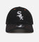 New Era Chicago White Sox "Black Denim" Classic Casual Strapback Black Denim/Rust Contrast