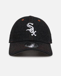 New Era Chicago White Sox "Black Denim" Classic Casual Strapback Black Denim/Rust Contrast