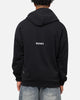Saint Morta Gothic Distressed Zip Hoodie Black
