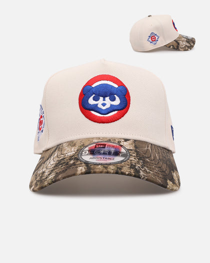 New Era Chicago Cubs 'Realtree Visor' 9FORTY A-Frame Snapback Cream/Camo