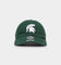 47 Brand Michigan State Spartans '47 Clean Up Strapback Dark Green