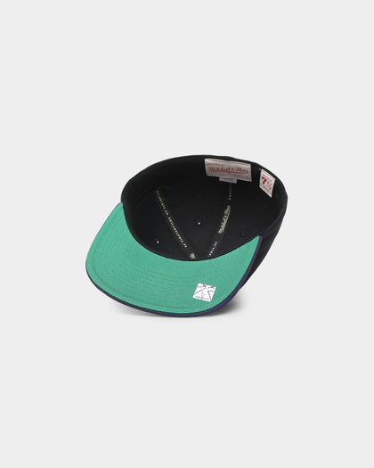 Mitchell & Ness Brooklyn Nets 'Team Script 2.0 Hardwood Classics' Fitted Black