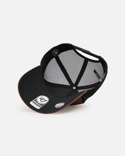 47 Brand Houston Astros 'Tonal Suede' '47 Offside Trucker Snapback Chocolate