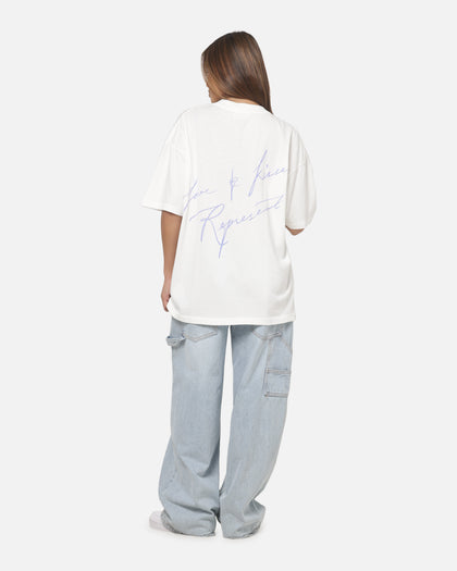 Represent Love And Kisses T-Shirt Flat White
