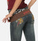 Ed Hardy Women's Hip Belt Brown