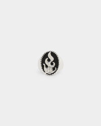 Wild For The Weekend Flame Signet Ring (Medium) Silver