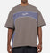 Carre Athletic Panel Crew T-Shirt Washed Charcoal