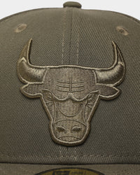 New Era Chicago Bulls 'Core Olive Tonal' 59FIFTY Fitted Olive