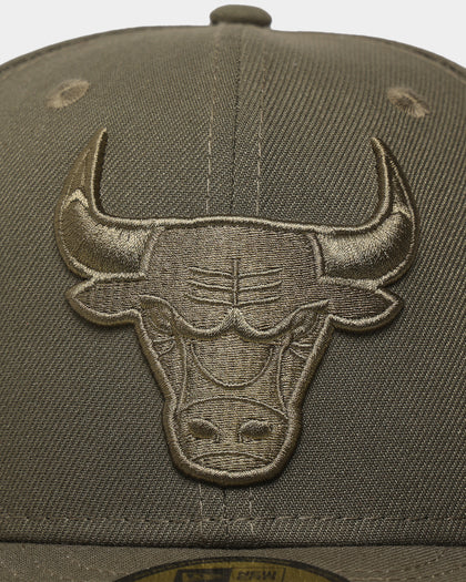 New Era Chicago Bulls 'Core Olive Tonal' 59FIFTY Fitted Olive
