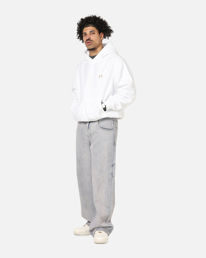 Saint Morta Studios Boxy Hoodie White
