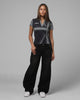 Loiter Women's Empire Polo T-Shirt Black