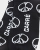 Carre Peace All Over Sport Socks Black