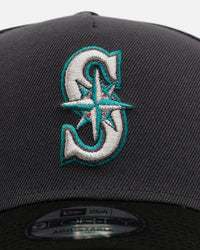 New Era Seattle Mariners 'Stealth 2.0' 9FORTY A-Frame Snapback Graphite