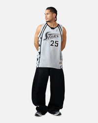 Mitchell & Ness San Antonio Stars Becky Hammon #25 '07 Home Swingman Jersey Grey