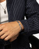 Guess Mainline Rebel Moon 9mm Tag Bracelet Steel
