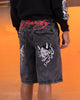Ed Hardy Devil Jorts Black