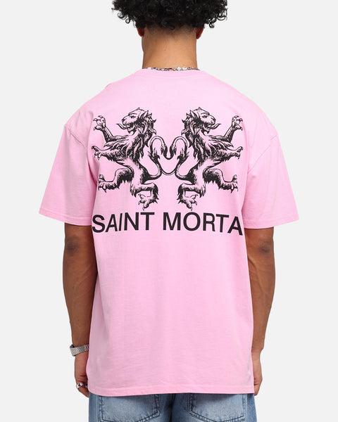 Saint Morta Lover Club Boxy T-Shirt Pink | Culture Kings US