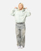 Loiter Atmosphere Full Zip Hoodie Washed Green