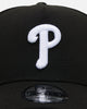 New Era Philadelphia Phillies 'Easy Black and White' 9FORTY A-Frame Snapback Black/White