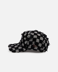New Era San Diego Padres 'Frayed Checkerboard' 9FORTY A-Frame Snapback Black/Grey