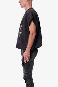 MNML Dream Cut-Off Tee Washed Black